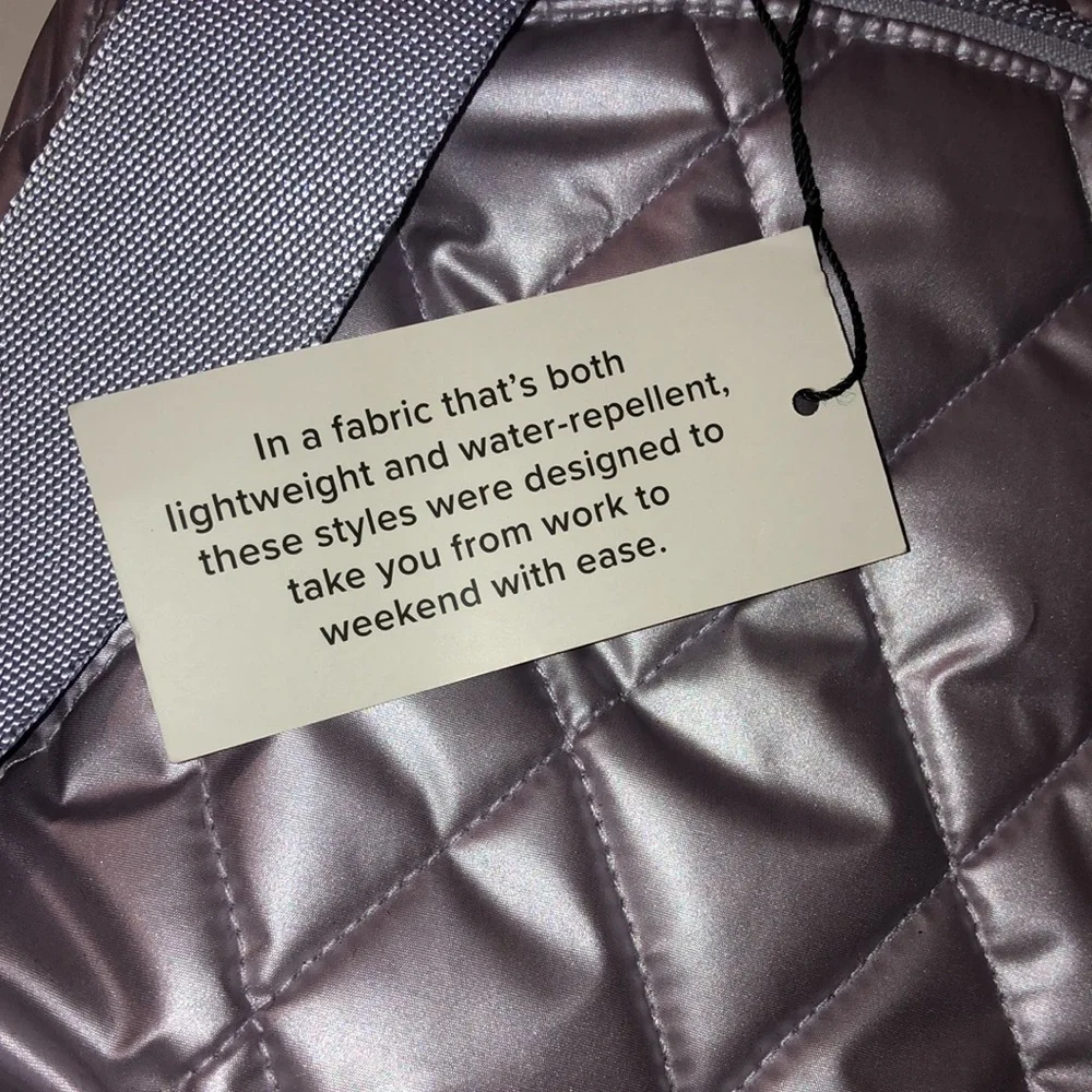 Vera Bradley Lavender Pearl Ultralight Essential Sling Backpack - NWT - Picture 10 of 16